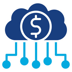 Digital Currency icon vector image. Can be used for Digital Disruption.