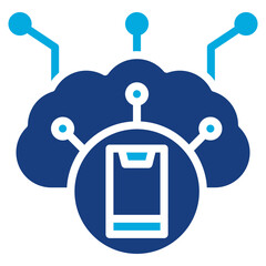Obraz premium Internet of Things icon vector image. Can be used for Digital Disruption.