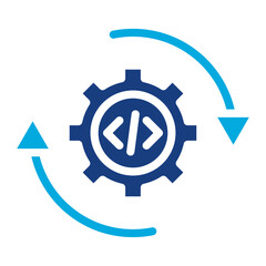 Continuous Integration icon vector image. Can be used for Software Testing.