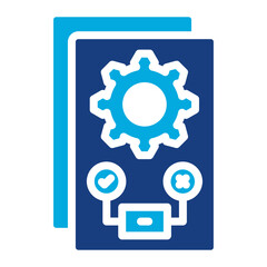 Test Configuration icon vector image. Can be used for Software Testing.