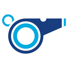 Coach Whistle icon vector image. Can be used for Track and Field.