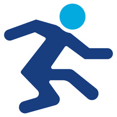 Steeplechase icon vector image. Can be used for Track and Field.