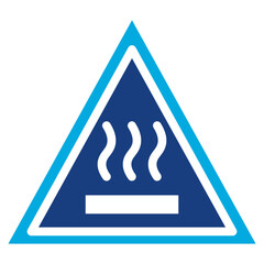 Hot Surface icon vector image. Can be used for Skin Burns.