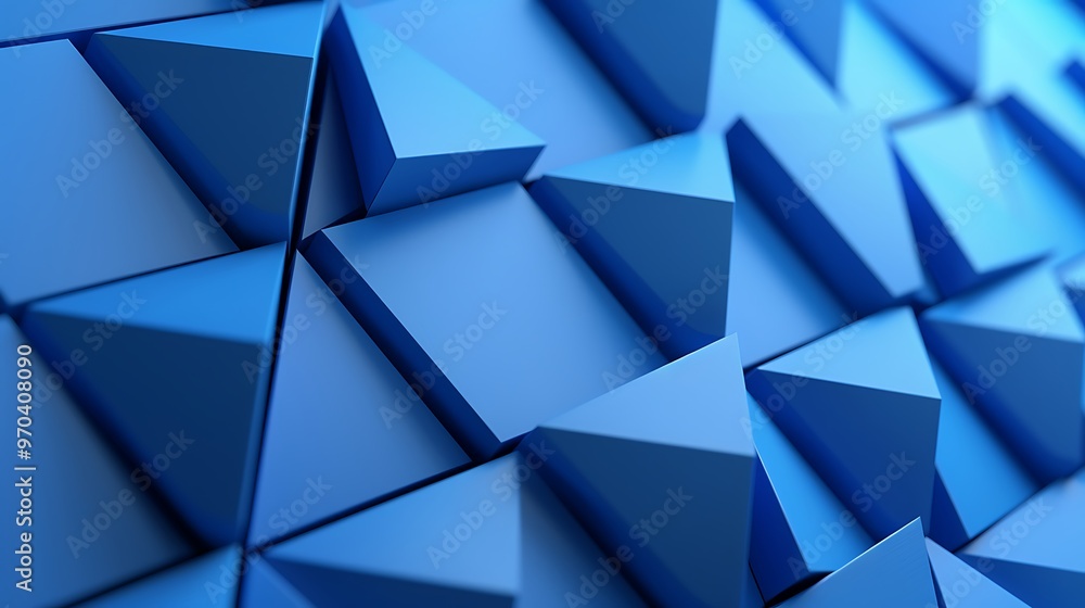 Poster 3d geometric background with copy space, simple and abstract design