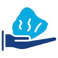 Limestone icon vector image. Can be used for Raw Metrial.