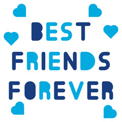 Best Friends Forever icon vector image. Can be used for Social Relationship.