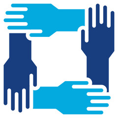 Collaborators icon vector image. Can be used for Social Relationship.