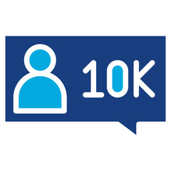 Followers icon vector image. Can be used for Social Relationship.