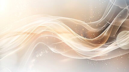 Abstract Background with White Light Blur Effect, Plain Background with Copy Space