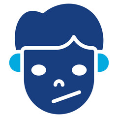 Indifferent icon vector image. Can be used for Human Emotions.