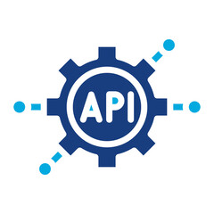 API icon vector image. Can be used for Data Science.