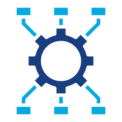Obraz premium Algorithm icon vector image. Can be used for Data Science.