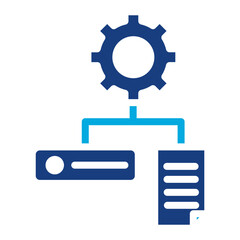 Data Transformation icon vector image. Can be used for Data Science.