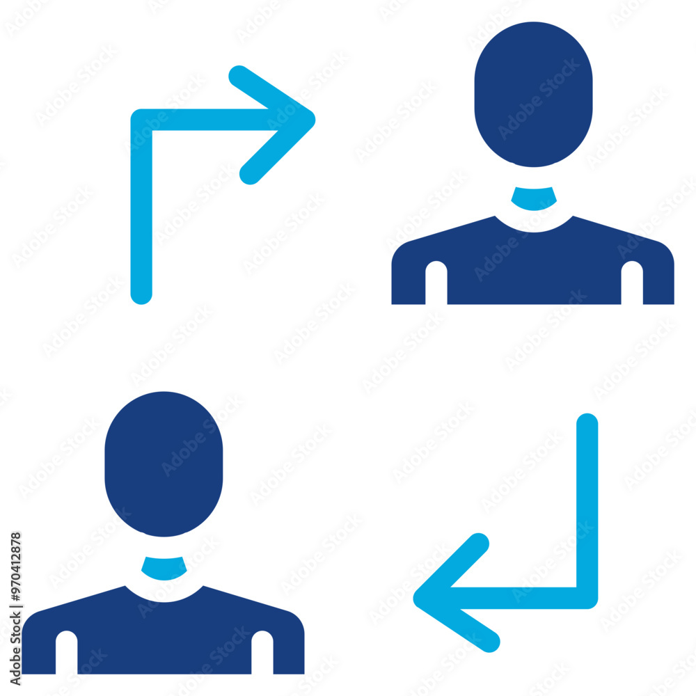 Poster transfer icon vector image. can be used for data science.