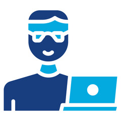 Geek icon vector image. Can be used for Urban Tribes.