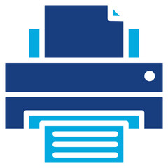 Printer icon vector image. Can be used for 3d Printing.