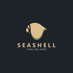 Seashell Logo. Ocean Animals premium quality graphic outline symbols collection