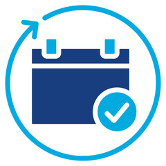 Follow up Appointment icon vector image. Can be used for Plastic and Cosmetic Surgery.