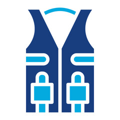 Life Jacket icon vector image. Can be used for Cruiser.