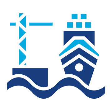 recommend clip art: Port icon vector image. Can be used for Cruiser.