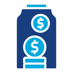 Savings icon vector image. Can be used for Retirement.