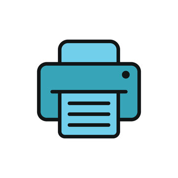 recommend clip art: Fax stationery icon vector basic design simple and modern concept