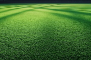 Naklejka premium High Resolution Green Soccer Field Grass Texture Background , ai