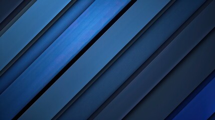 A visually appealing abstract design featuring layered blue stripes, creating a sense of depth and texture.