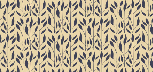 Minimal seamless floral pattern. Pastel minimal textures for backgrounds, wallpapers, textiles and fashion.