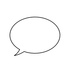 chat bubble icon isolated on transparent background