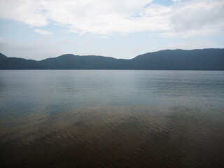 Fototapeta premium 倶多楽湖畔展望所からの倶多楽湖