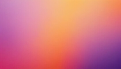 Obraz premium Orange pink purple yellow grainy gradient background. Generated by AI