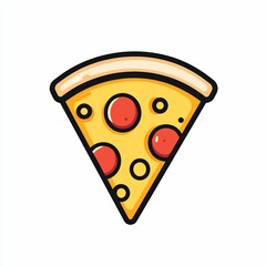This delicious slice of cheese pizza features pepperoni and a golden crust, ready to delight pizza lovers with its melty cheese and savory toppings