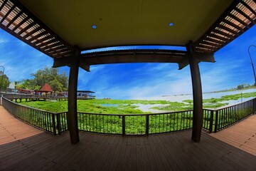 The bridge and wooden architecture built above Rawa Pening Lake has now become an aesthetic tourist spot for the people of Indonesia.