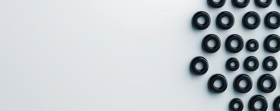 Black binary numbers on a light gray background, with a soft blur effect to create depth while maintaining a minimalist feel
