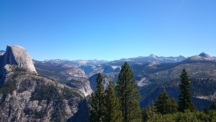 Half Dome in Yosemite National Park in California Photo