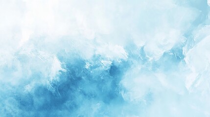 Fototapeta premium Serene Blue Abstract Wallpaper: Watercolor Effects with Fluid Design for Relaxing and Artistic Backgrounds