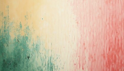 Obraz premium Gradient Stripes, Yellow to Red with Vertical Lines and Dark Specks