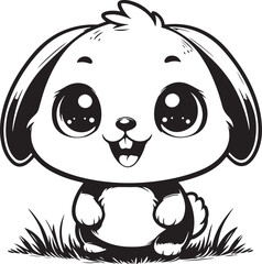 cute rabbit clipart vector design,awesome cute rabbit svg,high resolution printable cute rabbit artwork