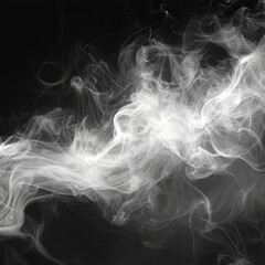 Abstract white smoke