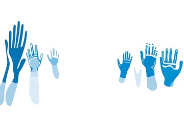 Obraz premium Human Rights Day. International peace. 