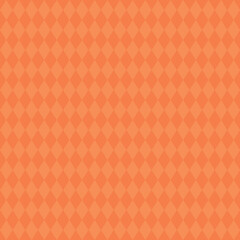 Orange checker pattern background. Vector Illustration