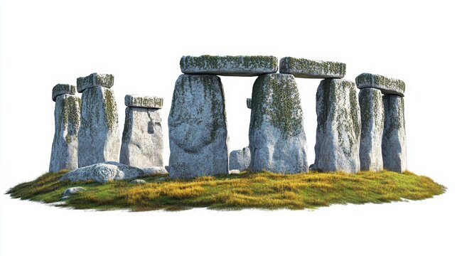 recommend clip art: Stonehenge (UK) clipart, element, 3D illustration, realistic, isolated on white background