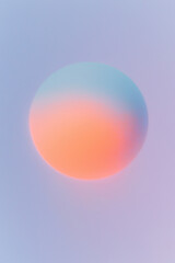 planet in the universe, set against a pink and purple gradient background, soft blur effect, abstract wallpaper