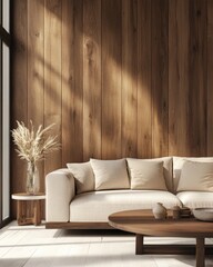 Contemporary Hipster Interior Design with Modern Wall Decoration