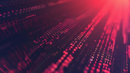 Fototapeta premium Coding theme with plain space, featuring a technological background, suitable for software development and tech presentations