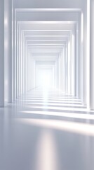 Obraz premium 3D Light White Background