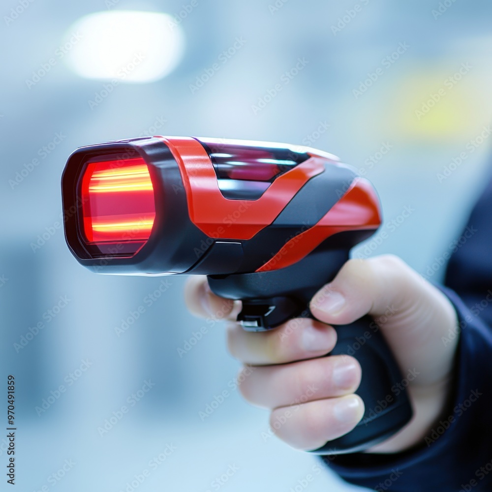 Aufkleber precision barcode scanner ensuring accuracy in product codes for inventory and quality control