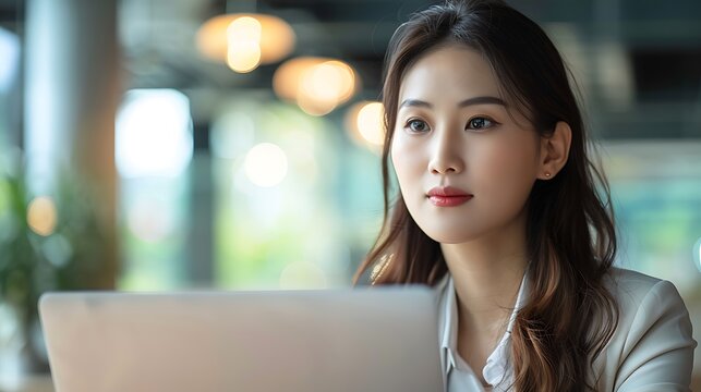 Executive studying financial projections on a digital interface, business theme with a portrait shot