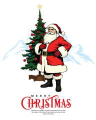 Merry Christmas social media post

